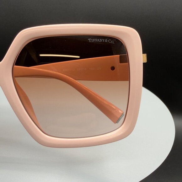 Tiffany Co TF 4206-U 8367/13 Cloud Pink Sunglasses Gradient 58 16 140 SCRATCH main image 14
